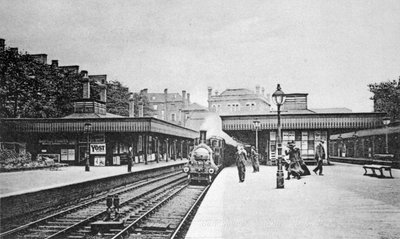 Canonbury Station, Islington, c.1905 by English Photographer